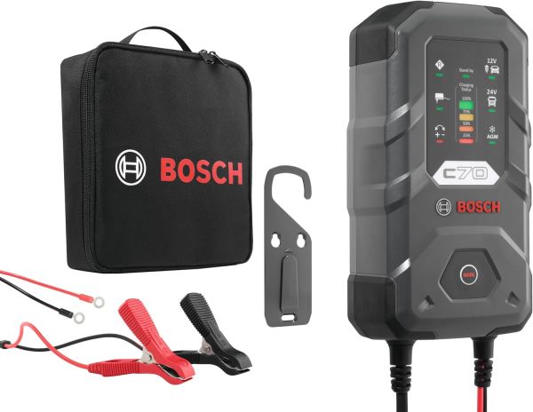 BOSCH 0189911070 Akkutöltő C70 BOSCH 12V 24V 10A