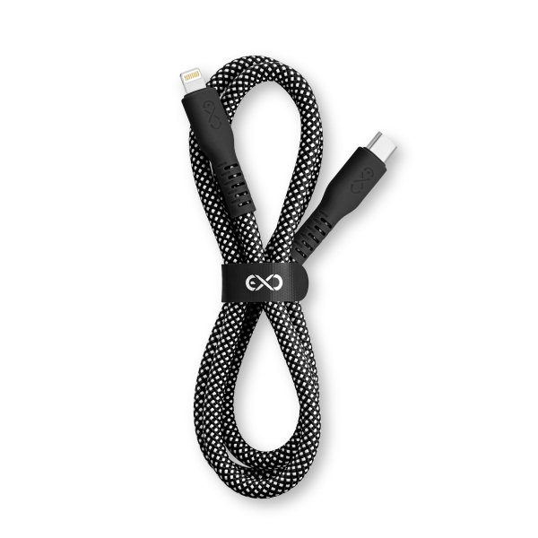 EXC CABEXCIMMOUCLI0.9BLA KABEL DO ŁADOWAREK USBC-LIGHTNING  IMMORTAL 0,9M CZARNY