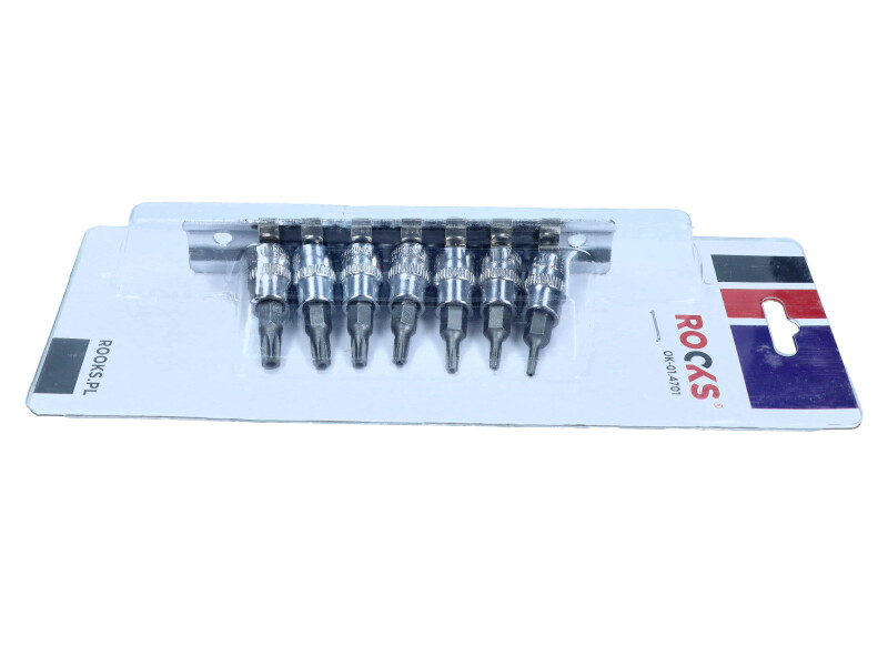 ROOKS 1/4col  Torx T8-T30 6 Darabos Torx Kulcs Készlet