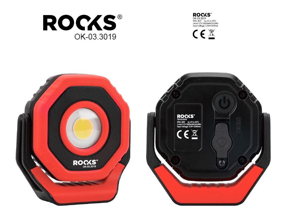 ROOKS Műhely Lámpa, Ring Vízálló 7W, 700 Lm