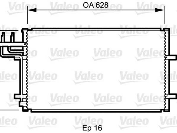 UTÁNGYÁRTOTT V18005367 Légkondihűtő 1.6TDCi, 1.8i, 1.8TDCi, 2.0i, 2.TDCi