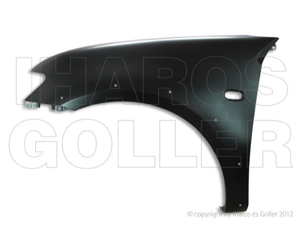 UTÁNGYÁRTOTT MB9210160-0L00 Első sárvédő bal, díszléc lyukakkal  (4 WD)