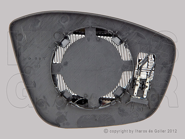 TYC 326-0114-1 Tükörlap cserélhető bal, domború, fűthető