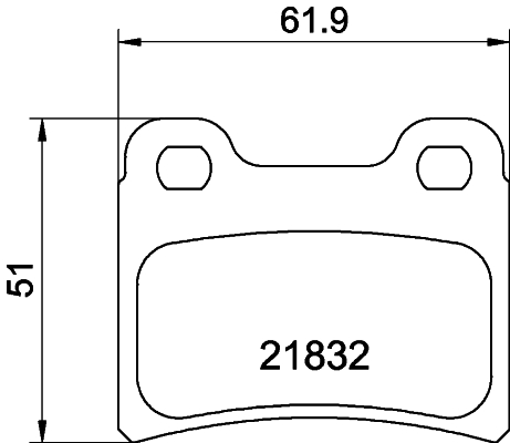 AC DELCO AC692481D Fékbetét készlet, tárcsafék