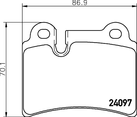 AC DELCO AC871381D Fékbetét készlet, tárcsafék