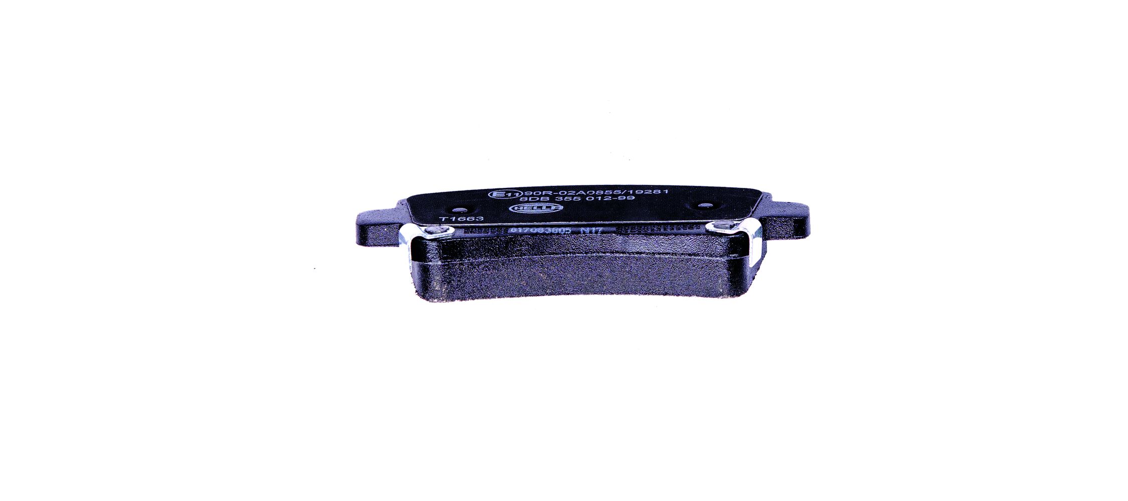 HELLA PAGID 1009308732 8DB 355 012-991 - Fékbetétkészlet, Tárcsafék