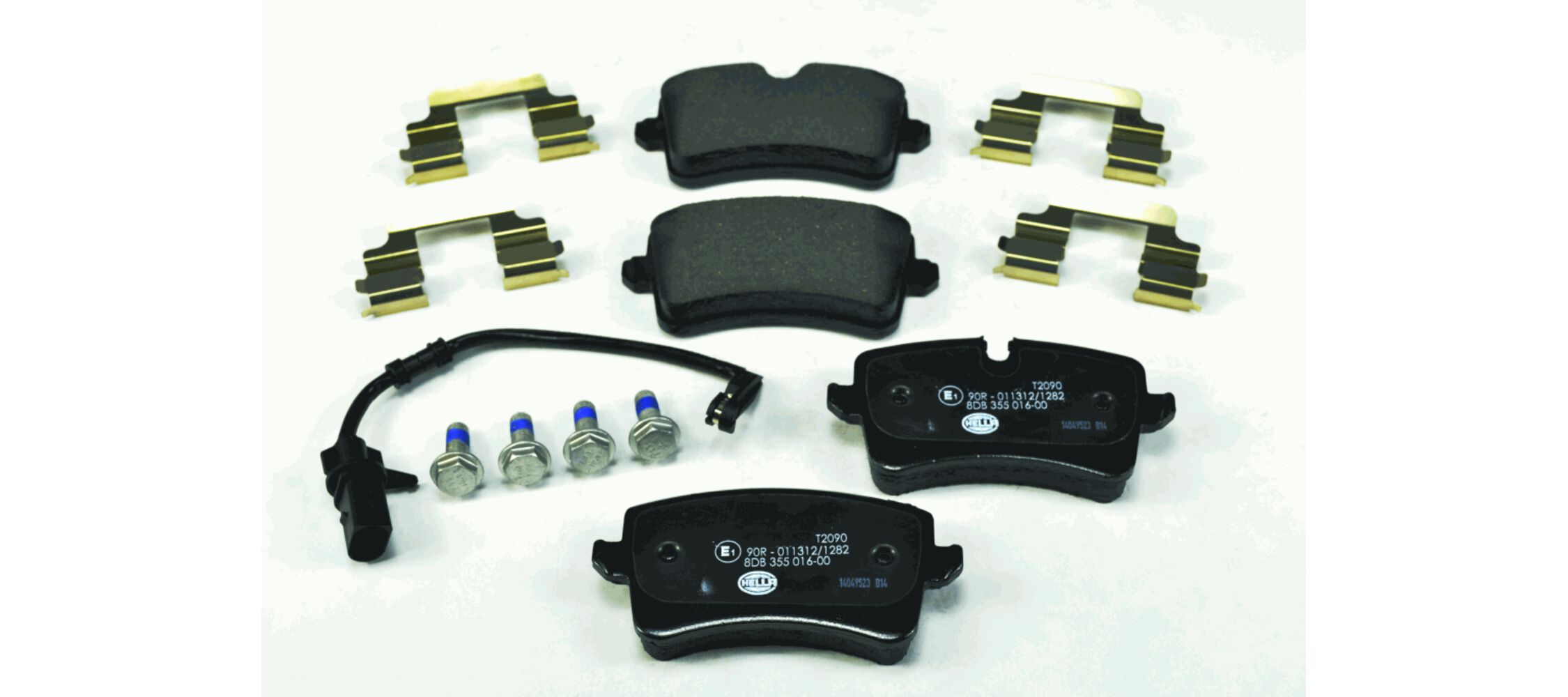 HELLA PAGID 1009308967 8DB 355 016-001 - Fékbetétkészlet, Tárcsafék