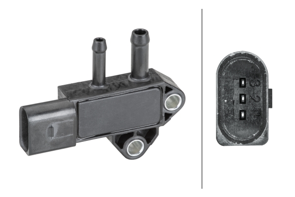 HELLA 6PP009409-361 Kipufogógáz nyomás érzékelő, jeladó