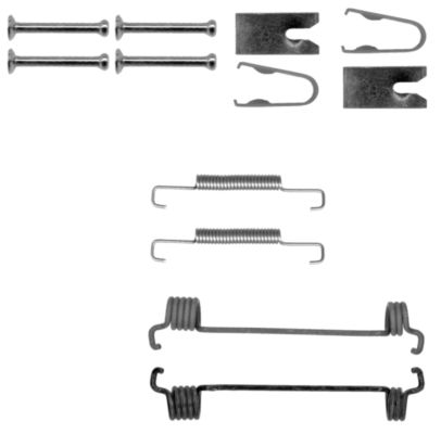 HELLA PAGID 1009312163 8DZ 355 201-961 - Tartozék készlet, rögzítőfék pof