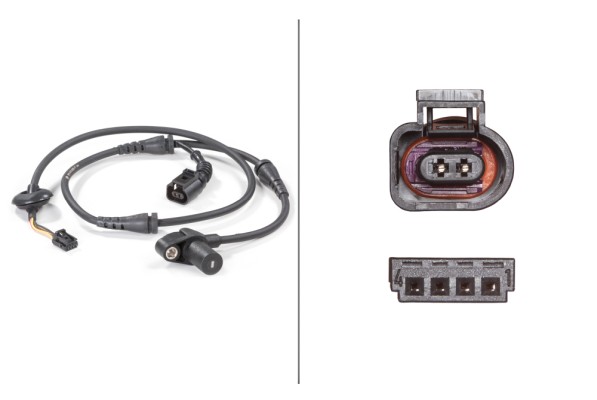 HELLA 1001521243 6PU 012 806-171 - érzékelő, kerékfordulatszám