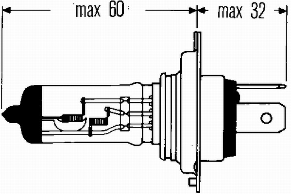 HELLA 8GJ 002 525-001 Izzó