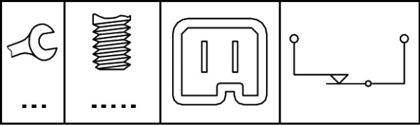 HELLA 1000668433 6DD 008 622-171 - Féklámpa kapcsoló