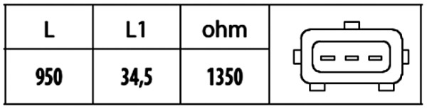 HELLA 6PU009146-451 főtengely impulzus jeladó