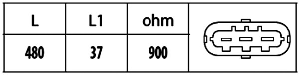 HELLA 1000883333 6PU 009 146-461 - Impulzus adó, fotengely