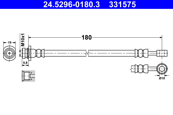 ATE 24.52960180.3 ATE fékcső
