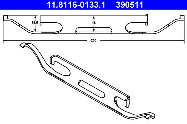 ATE 11.81160133.1 Rugó