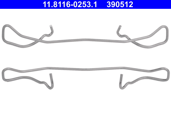 ATE ATE11.8116-0253 Rugó, féknyereg