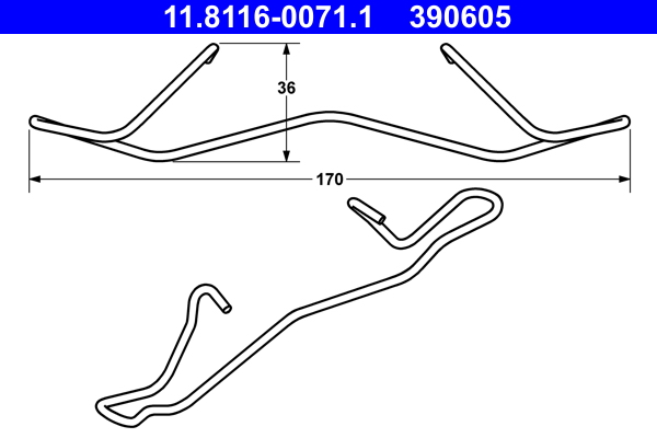 ATE 11.81160071.1 Rugó