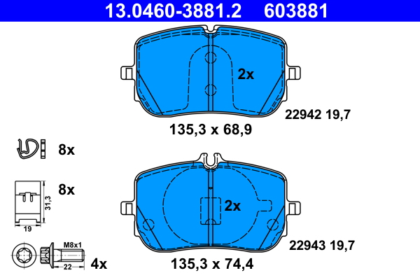 ATE 13.0460-3881.2 f?kbet?tk?szlet, t?rcsaf?k