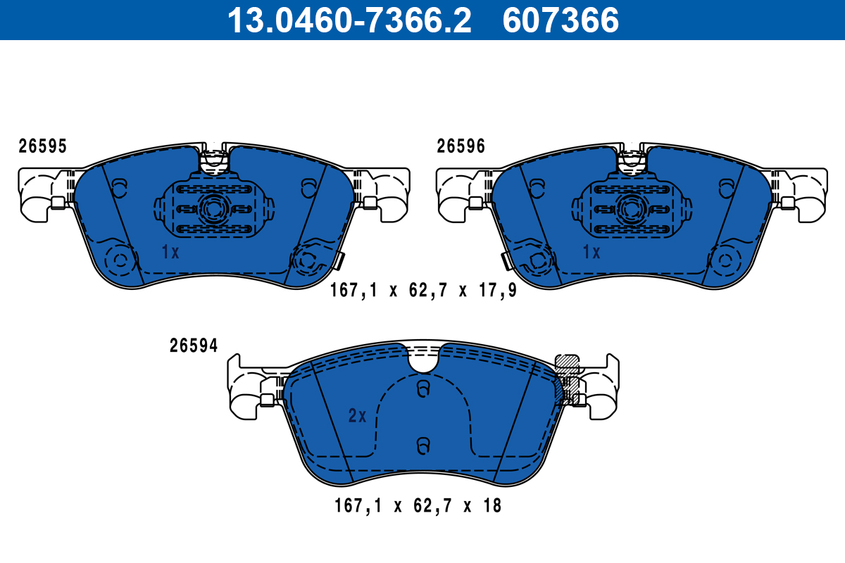 ATE 529392 13.0460-7366.2 DISK PL NISSAN 13.0460-7366.2 PR.QASHQAI III 1.3 DIG-T,KANGOO III 21->