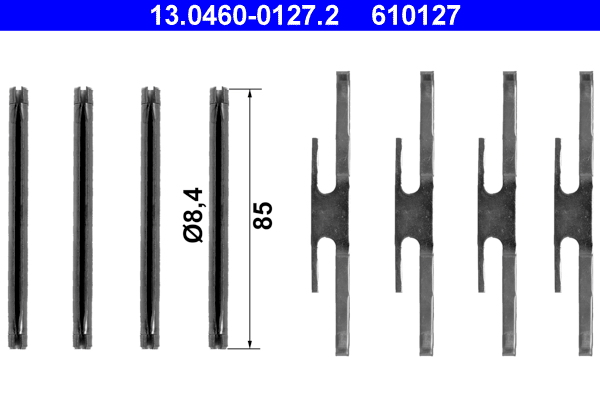 ATE 13.04600127.2 Fékbetétkészlet tartozék