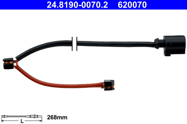 ATE 24.8190-0070.2 Fékbetét kopásjelző, visszajelző