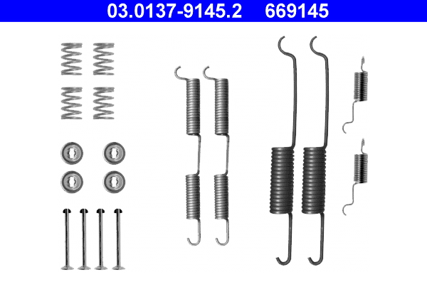 ATE 03.01379145.2 Fékpofa tartozék