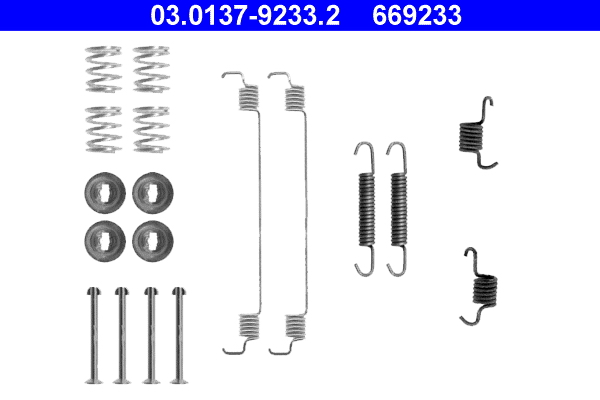 ATE 03.01379233.2 Ate fékpofa