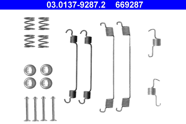 ATE 03.01379287.2 Ate fékpofa