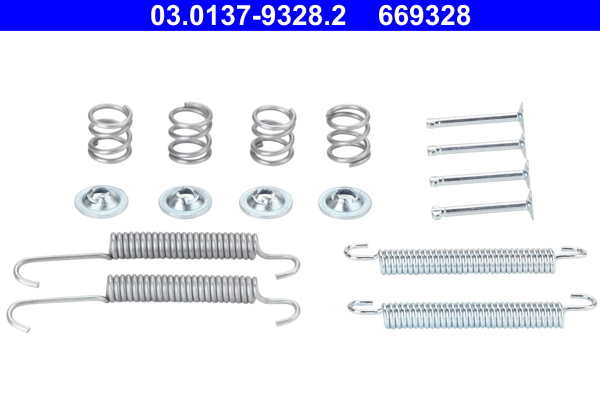 ATE 03.0137-9328.2 tartozékkészlet, rögzítőfék pofa
