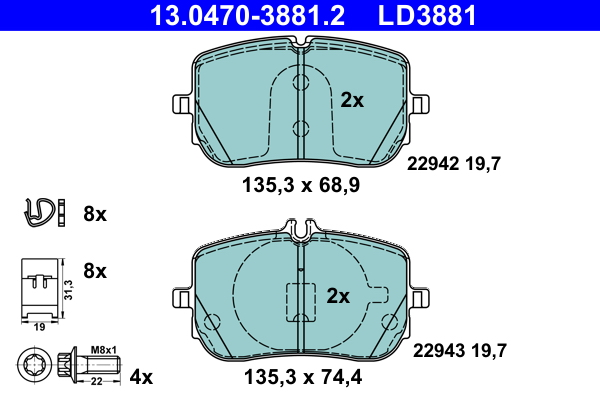 ATE 13.0470-3881.2 f?kbet?tk?szlet, t?rcsaf?k