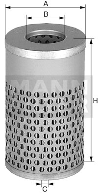 MANN-FILTER H 617 N Olajszűrő