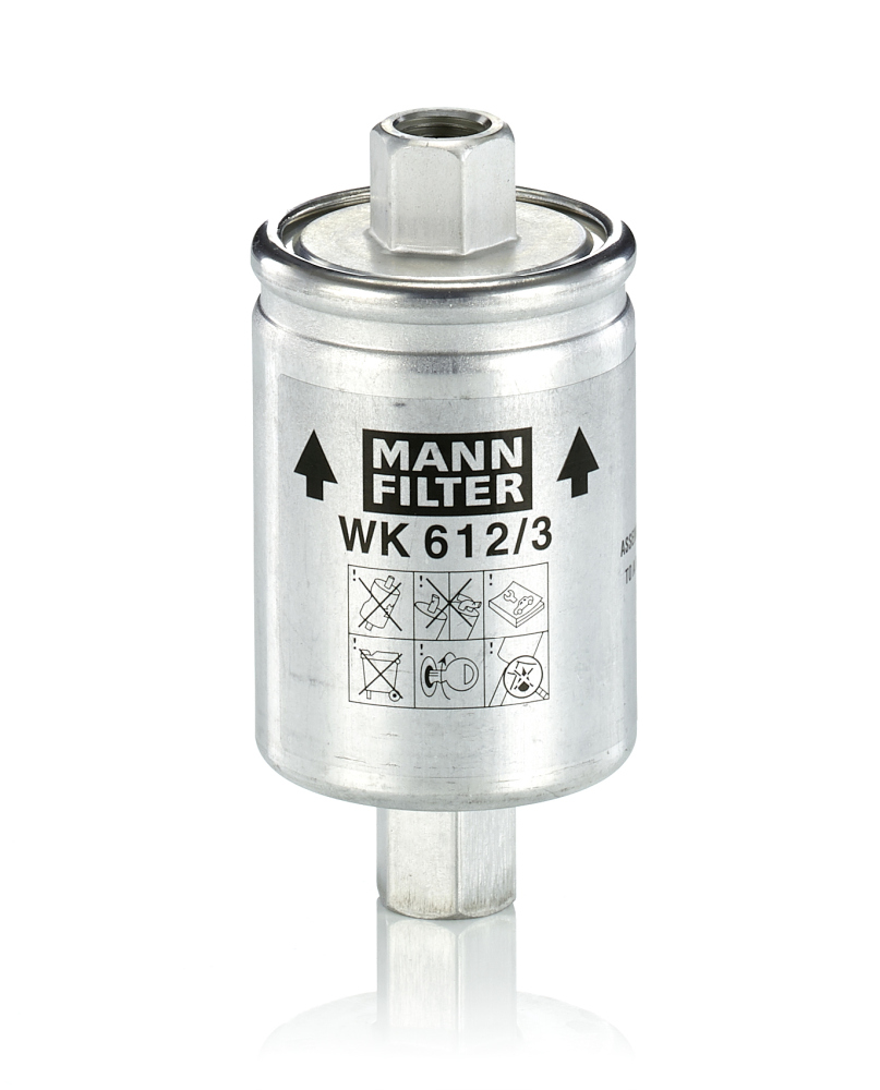 MANN-FILTER WK612/3 Üzemanyagszűrő, gázolajszűrő, benzinszűrő