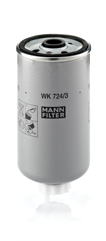 MANN-FILTER WK724/3 Üzemanyagszűrő