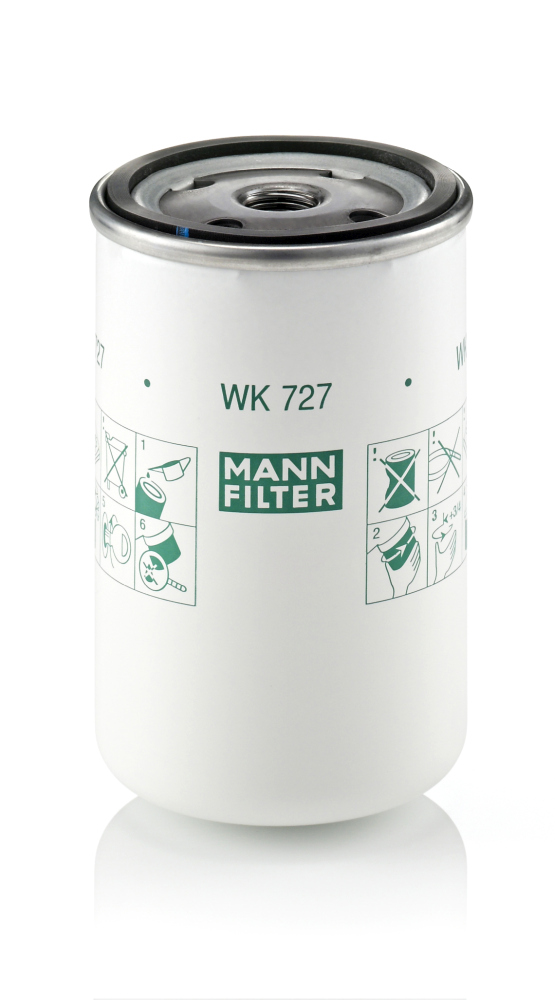 MANN-FILTER WK727 Üzemanyagszűrő, gázolajszűrő, benzinszűrő