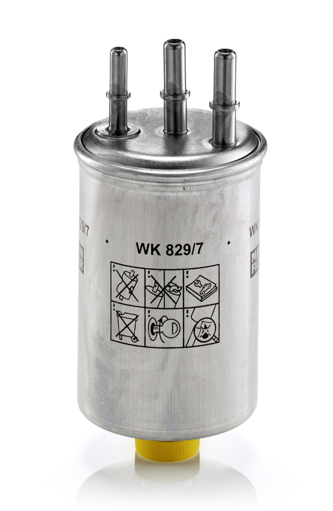 MANN-FILTER WK829/7 Üzemanyagszűrő, gázolajszűrő, benzinszűrő