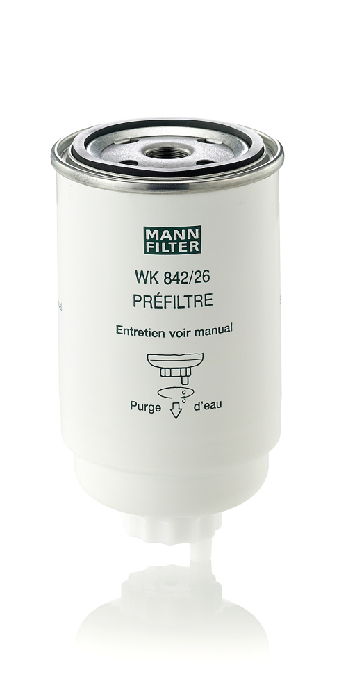 MANN-FILTER WK842/26 Üzemanyagszűrő, gázolajszűrő, benzinszűrő