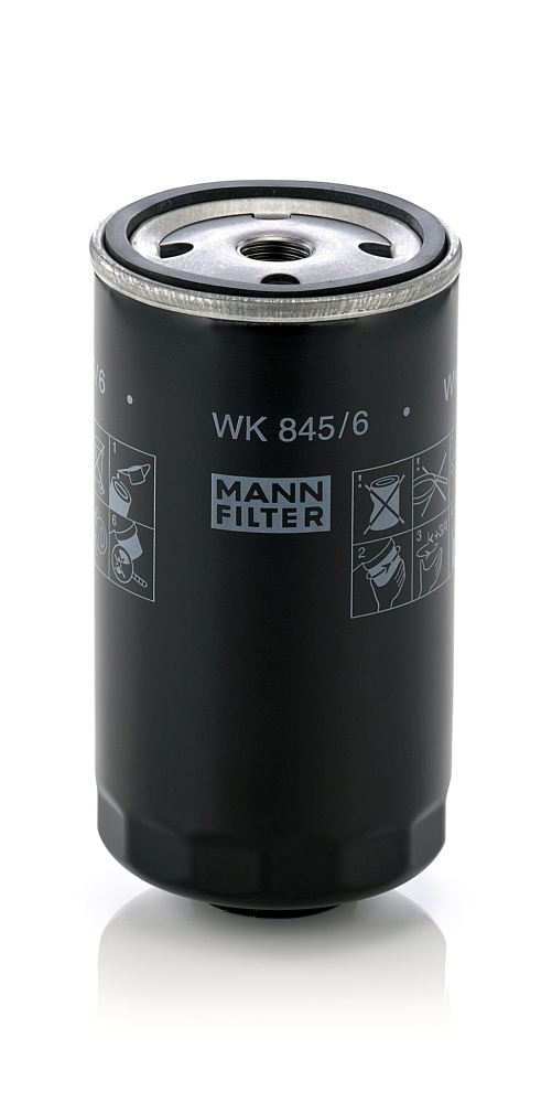 MANN-FILTER WK845/6 Üzemanyagszűrő, gázolajszűrő, benzinszűrő