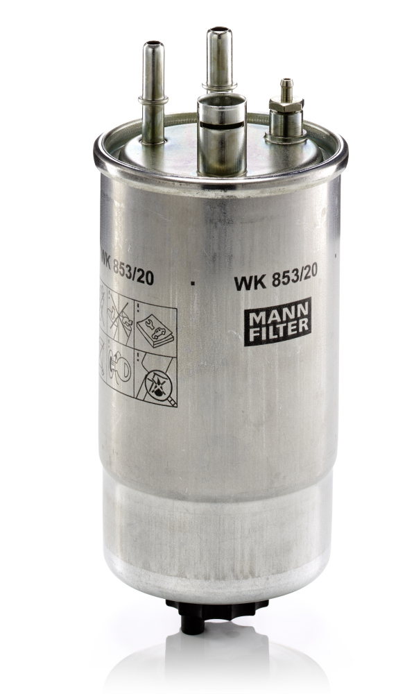 MANN-FILTER WK853/20 Üzemanyagszűrő, gázolajszűrő, benzinszűrő