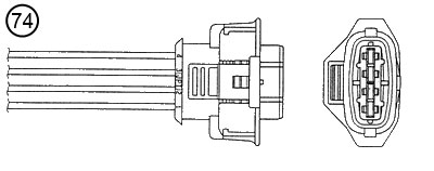 NGK 548 333 0496 - Lambdaszonda, érzékelő, jeladó