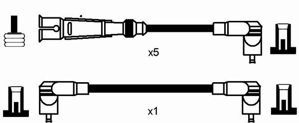 NGK NGKRC-AD211 gyújtókábel készlet