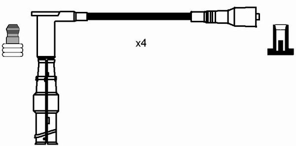 NGK NGKRC-MB203 gyújtókábel készlet