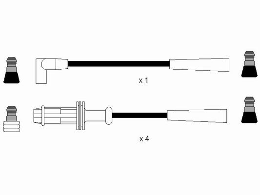 NGK NGKRC-CT601 gyújtókábel készlet