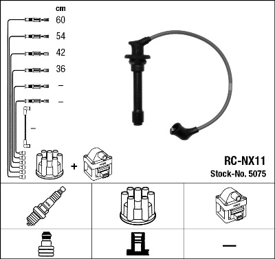 NGK NGKRC-NX11 gyújtókábel készlet