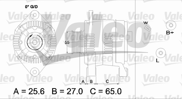 VALEO VAL436706 generátor