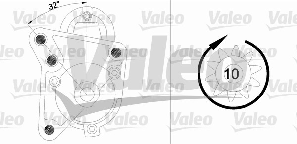 VALEO VAL455738 ROZRUSZNIK   1.4 98- REGENEROWANY