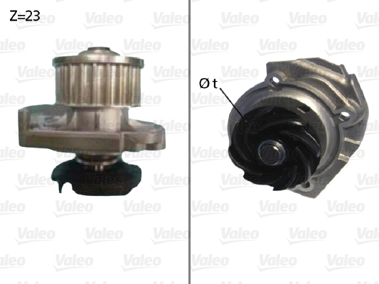 VALEO 506686 Vízpumpa