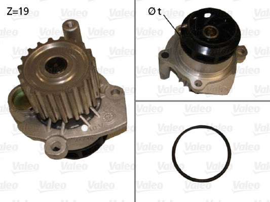 VALEO 506700 Vízpumpa