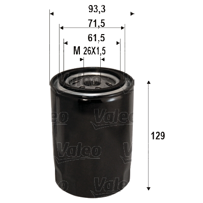 VALEO VAL586095 olajszűrő