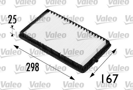 VALEO VAL698171 Pollenszűrő, utastérszűrő